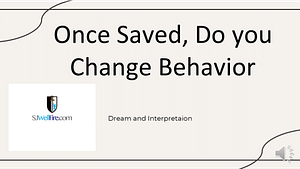 Get Saved and Change Dream