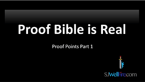Proof Bible is Real